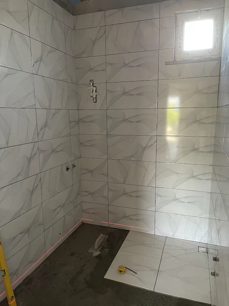 Duş alanı – izolasyon + seramik