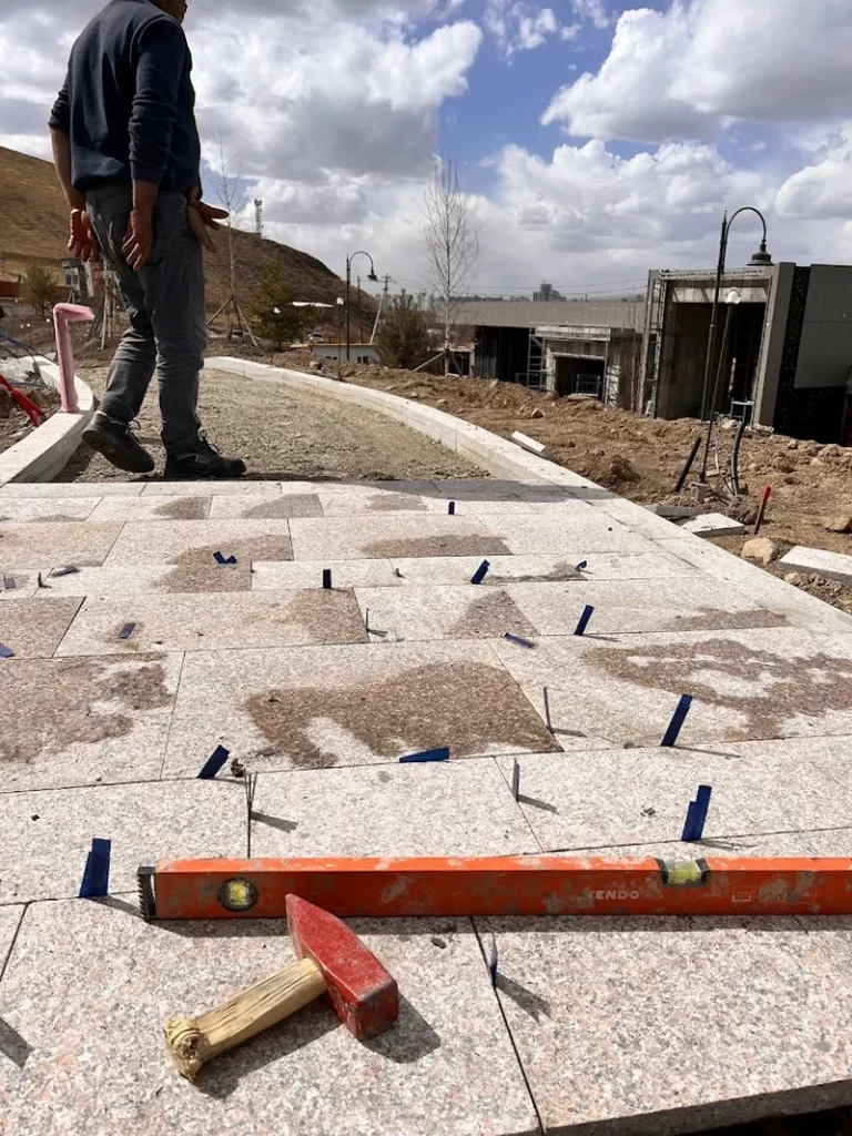 maraş mermer yürüme yolu