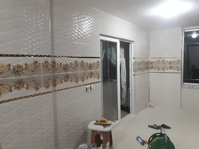 mutfak duvar fayans dekorlu