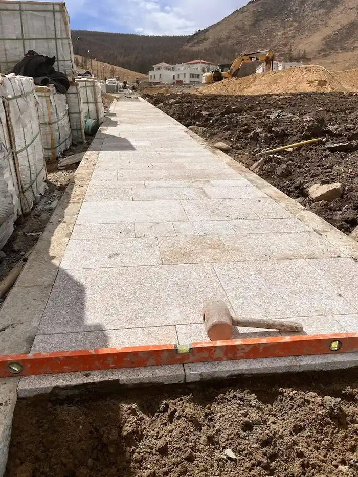 yurume yolu mermer döşeme